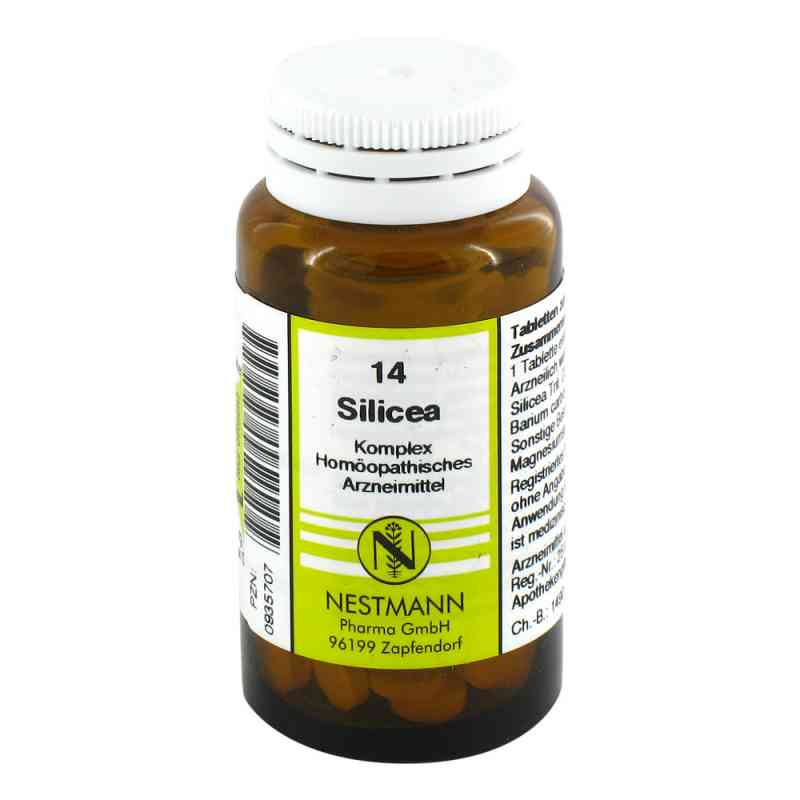 Silicea Komplex Nummer 14 Tabletten 120 stk von NESTMANN Pharma GmbH PZN 00935707