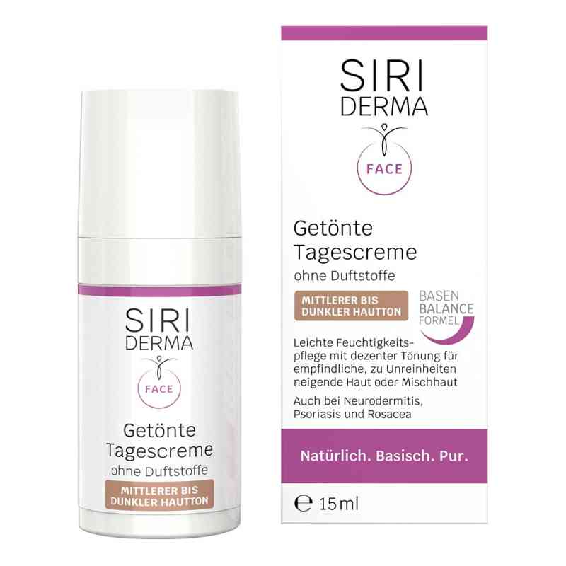 Siriderma Getönte Tagescreme Mittel bis Dunkel 15 ml von Sirius GmbH PZN 19163733