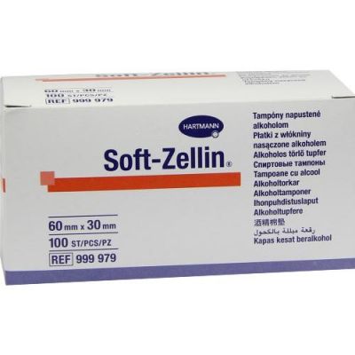 Soft Zellin Alkohol Tupfer 30x60 Mm 100 stk von PAUL HARTMANN AG PZN 06453501