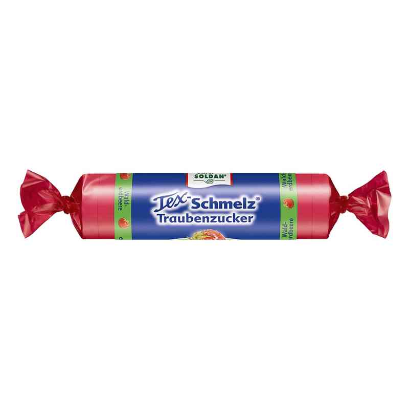 Soldan Tex Schmelz Traubenzucker Walderdbeere 33 g von Dr. C. SOLDAN GmbH PZN 06990618