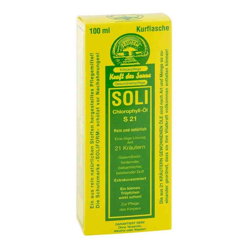 Soli-chlorophyll-öl S 21 100 ml von SOLIFORM Erich Reinecke GmbH PZN 02003681
