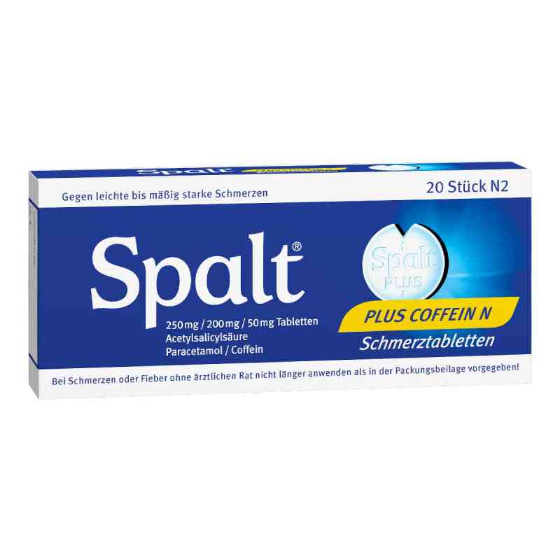 Spalt plus Coffein N 20 stk von PharmaSGP GmbH PZN 01819239
