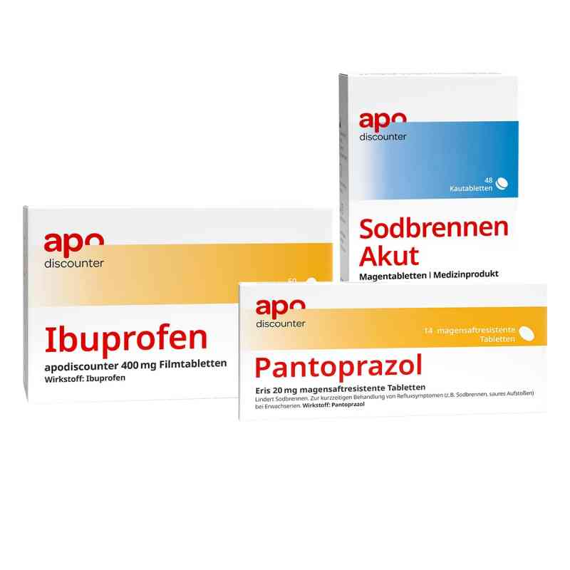 Sparset: Pantoprazol + Ibu + Sodbrennen Akut 1 Pck von  PZN 08102590