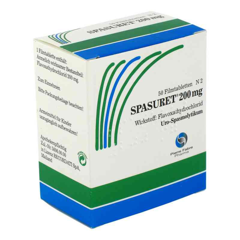 Spasuret 200 Filmtabletten 50 stk von Recordati Pharma GmbH PZN 03328592