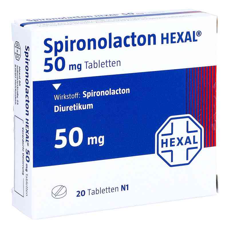 Spironolacton HEXAL 50mg 20 stk von Hexal AG PZN 01363101