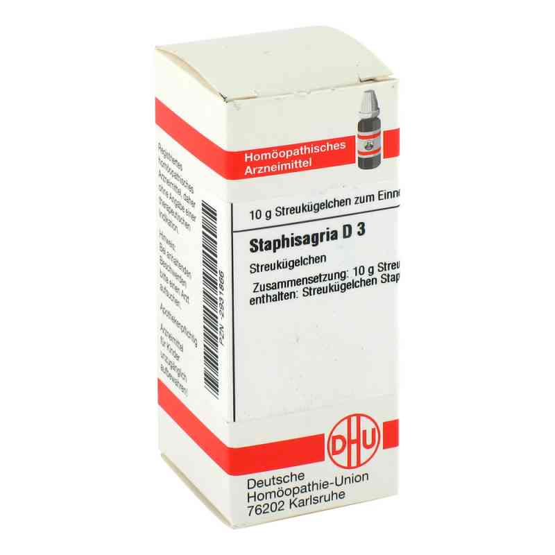 Staphisagria D 3 Globuli 10 g von DHU-Arzneimittel GmbH & Co. KG PZN 02931866