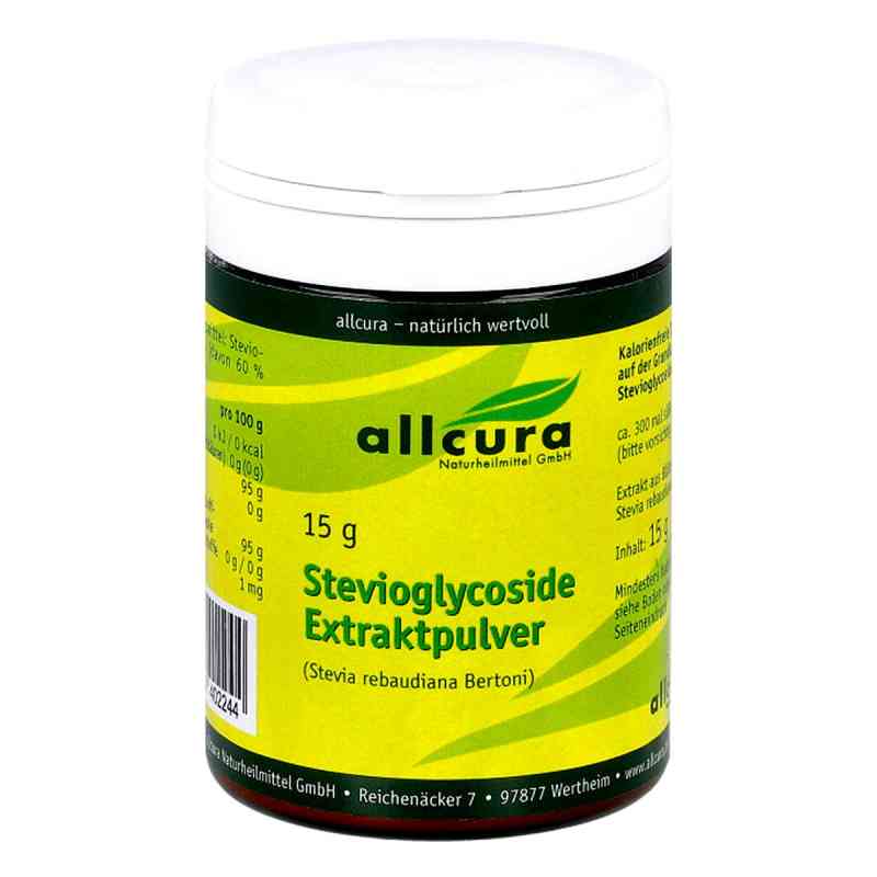 Stevia Extrakt Pulver 15 g von allcura Naturheilmittel GmbH PZN 07795959
