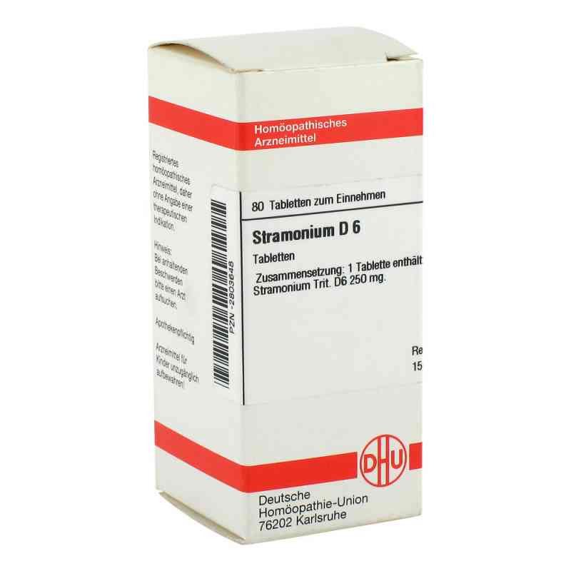 Stramonium D6 Tabletten 80 stk von DHU-Arzneimittel GmbH & Co. KG PZN 02803648