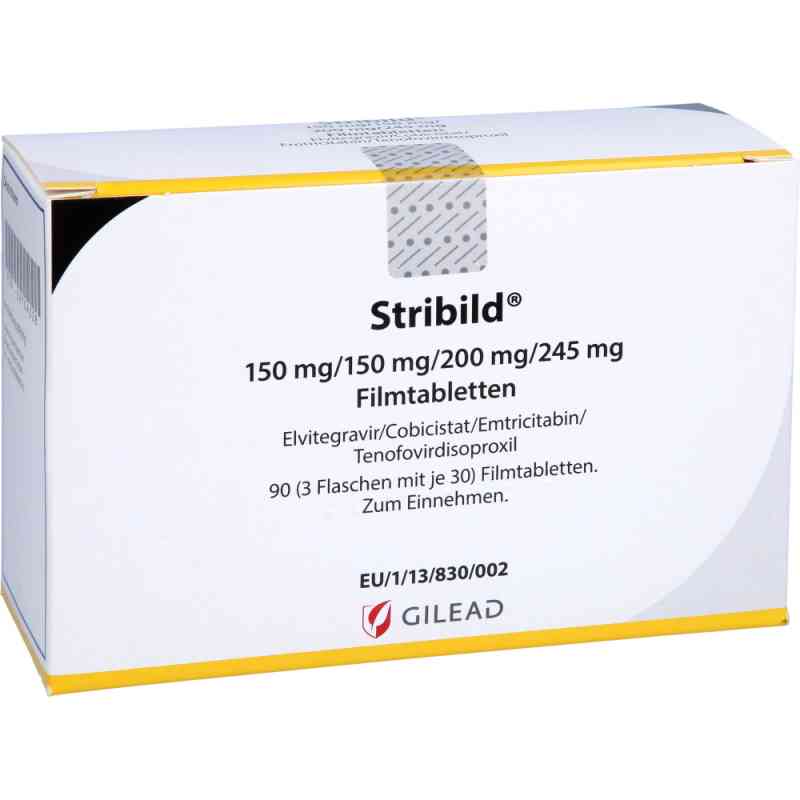 Stribild 150mg/150mg/200mg/245mg 3X30 stk von Gilead Sciences GmbH PZN 04704028