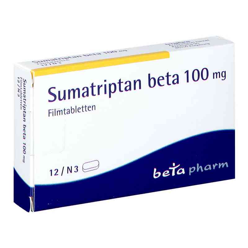 Sumatriptan beta 100mg 12 stk von betapharm Arzneimittel GmbH PZN 00126936