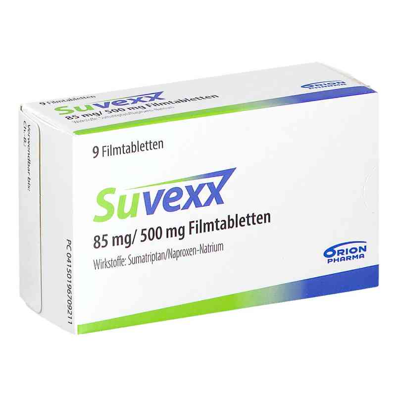 Suvexx 85 Mg/500 Mg Filmtabletten 9 stk von ORION Pharma GmbH PZN 19670921