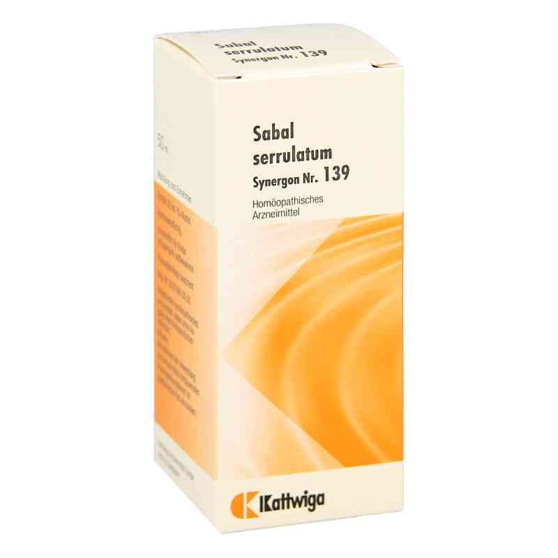 Synergon 139 Sabal serr. Tropfen 50 ml von Kattwiga Arzneimittel GmbH PZN 01856358