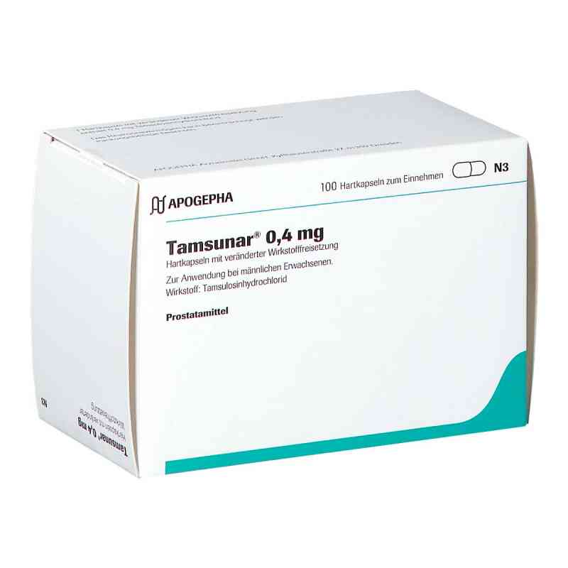 Tamsunar 0,4 mg hartkapsel mit veränd.wirkst.-frs. 100 stk von APOGEPHA Arzneimittel GmbH PZN 01077364