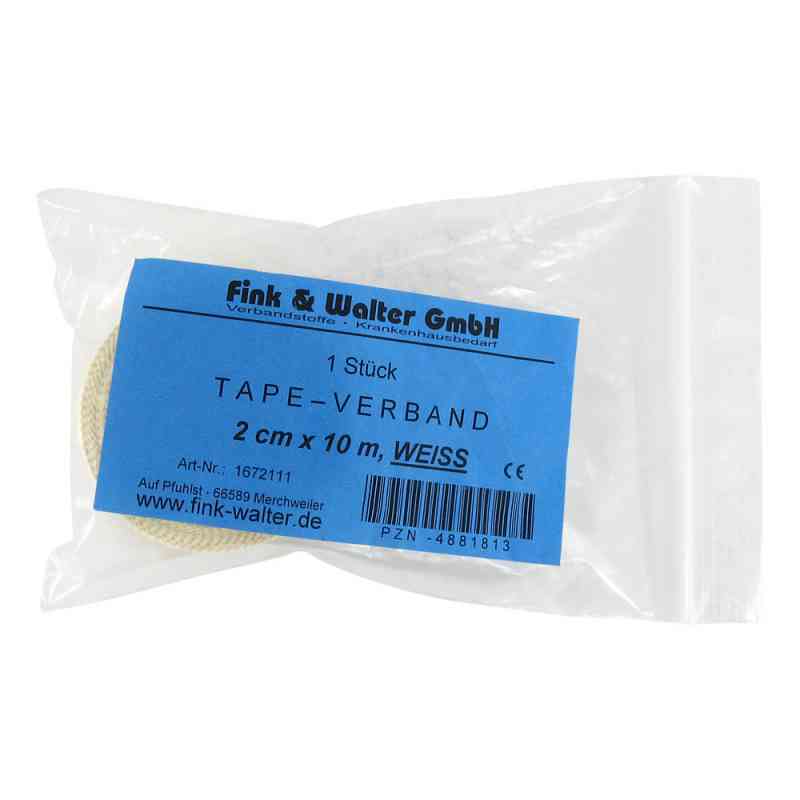 Tape 2cmx10m weiss 1 stk von Fink & Walter GmbH PZN 04881813