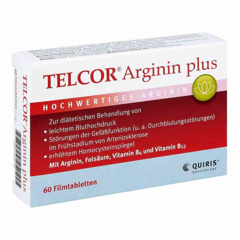 Telcor Arginin plus Filmtabletten 60 stk von Quiris Healthcare GmbH & Co. KG PZN 03104728
