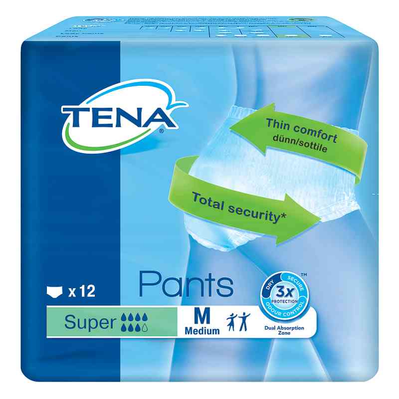 Tena Pants Super medium Confiofit Einweghose 12 stk von Essity Germany GmbH PZN 09703602