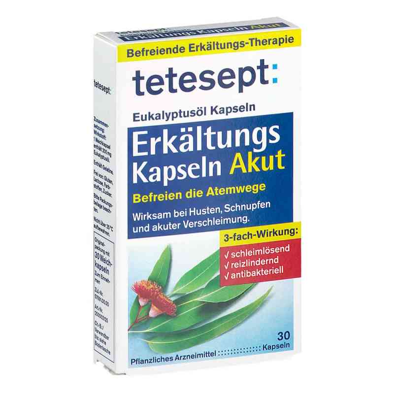 Tetesept Eukalyptusöl Erkältungs Kapseln Akut 30 stk von Merz Consumer Care GmbH PZN 20027805