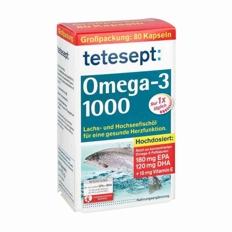 Tetesept Omega-3 1000 Kapseln 80 stk von Merz Consumer Care GmbH PZN 11313245