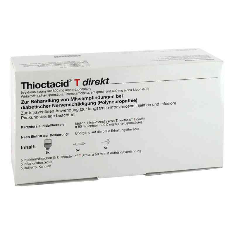 Thioctacid T Direkt + Zubehör Injektionslösung 5X50 ml von Viatris Healthcare GmbH PZN 06967447