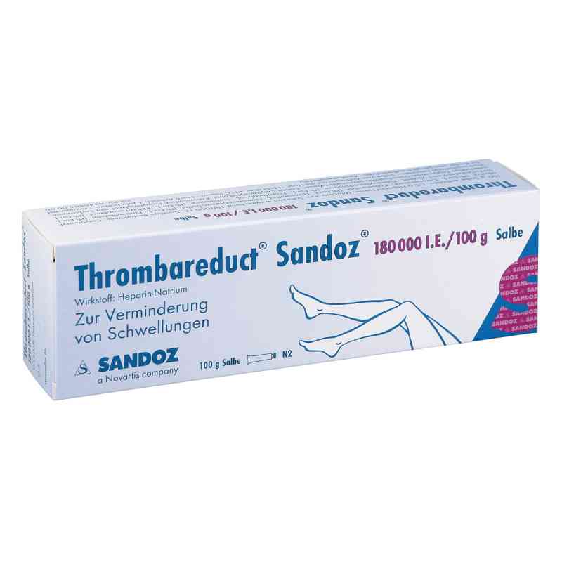 Thrombareduct Sandoz 180000 I.E./100g Salbe 100 g von Hexal AG PZN 00858378