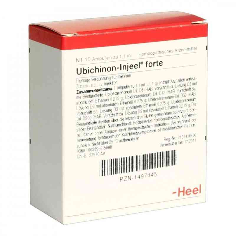 Ubichinon Injeel forte Ampullen 10 stk von Biologische Heilmittel Heel GmbH PZN 01497445