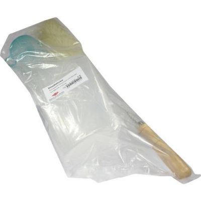 Urinflasche für Männer milchig mit Bürste 1 stk von Büttner-Frank GmbH PZN 07530161