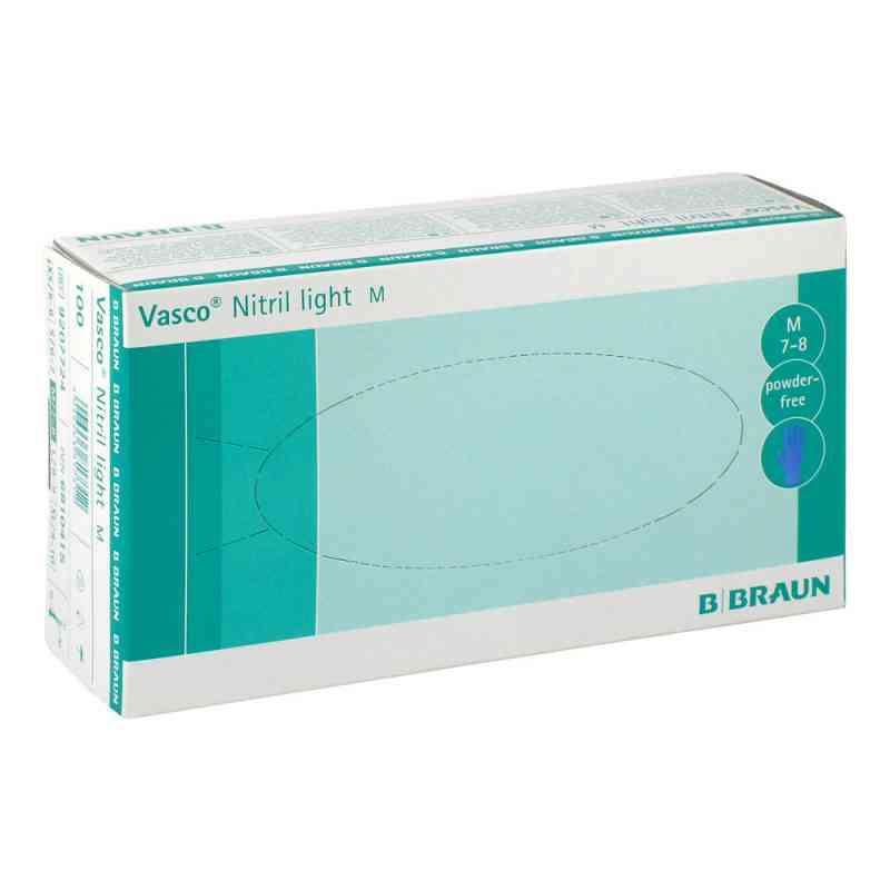 Vasco Nitril light Untersuchungshandschuhe Größe m 100 stk von B. Braun Melsungen AG PZN 06810415