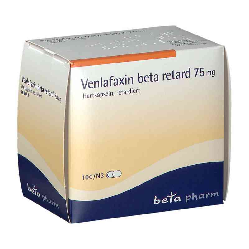 Venlafaxin beta retard 75mg 100 stk von betapharm Arzneimittel GmbH PZN 00021048