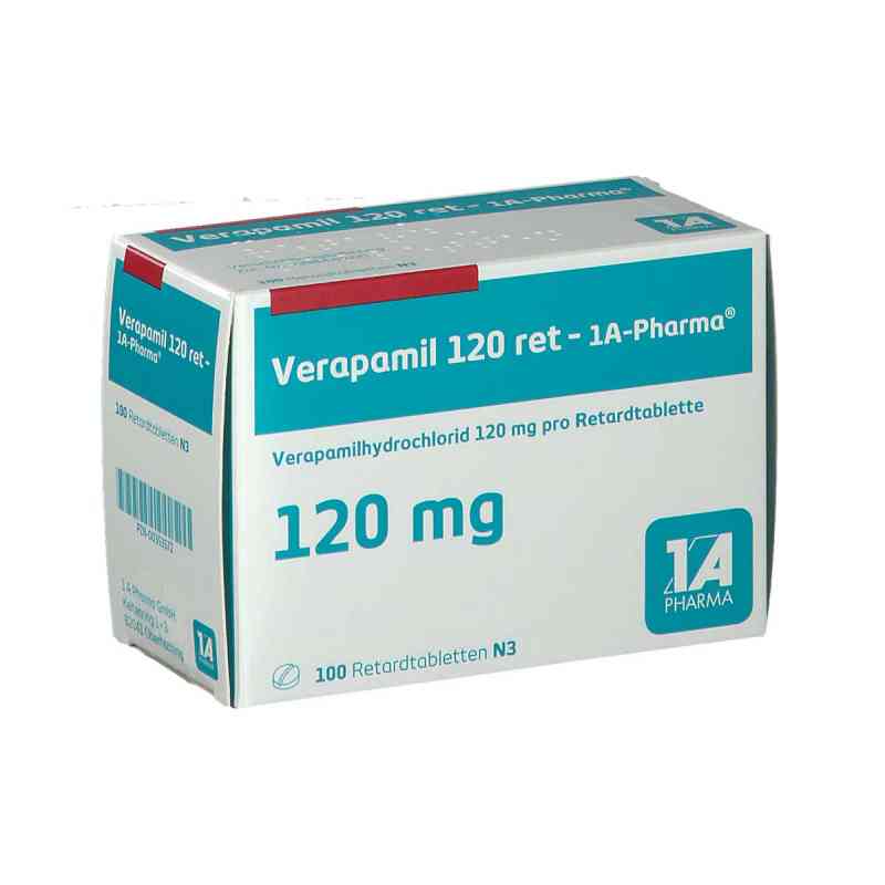 Verapamil 120 ret.-1A Pharma 100 stk von 1 A Pharma GmbH PZN 00353572