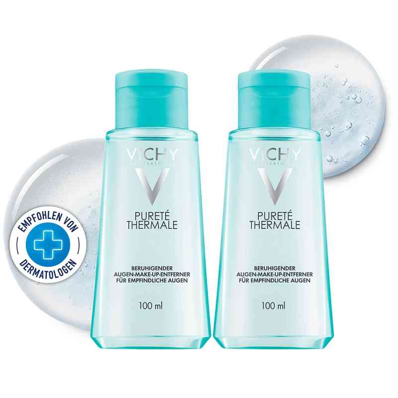 Vichy Purete Thermale Augen Make-up Entf.sens.dp 2X100 ml von L'Oreal Deutschland GmbH PZN 17315038