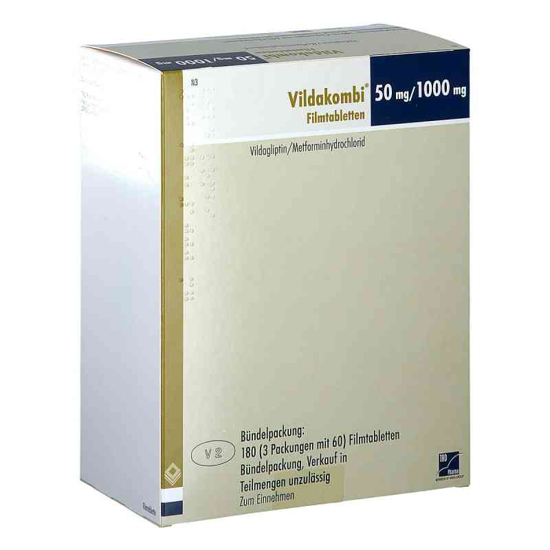 Vildakombi 50 Mg/1000 Mg Filmtabletten 3X60 stk von TAD Pharma GmbH PZN 18112544