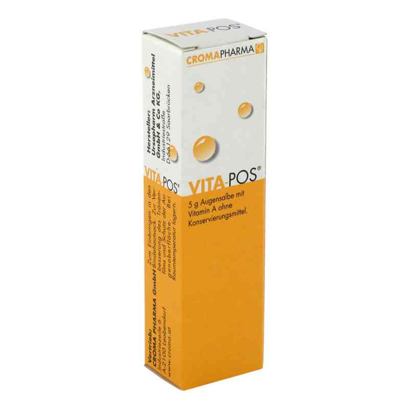 Vita Pos Augensalbe mit Vitaminen A 5 g von Bios Medical Services GmbH PZN 03919293