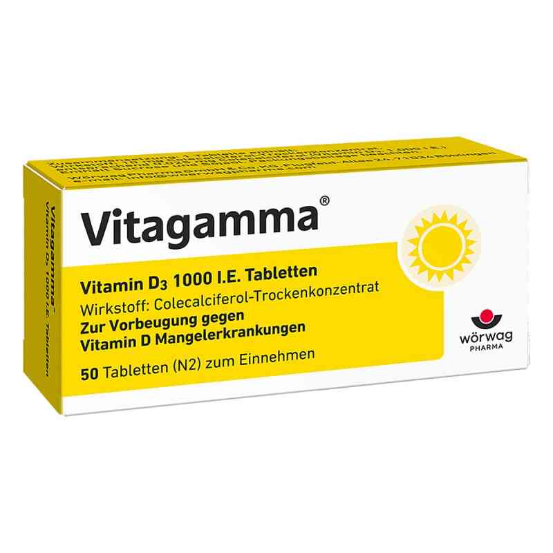 Vitagamma Vitamin D3 1000 I.e.tabletten 50 stk von Wörwag Pharma GmbH & Co. KG PZN 01486039