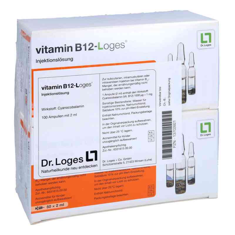 Vitamin B12-loges Injektionslösung Ampullen 100X2 ml von Dr. Loges + Co. GmbH PZN 13703921
