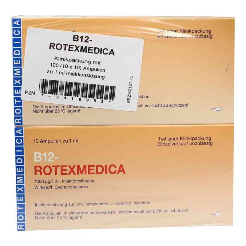 Vitamin B12 Rotexmedica Injektionslösung 100X1 ml von Panpharma GmbH PZN 03418993