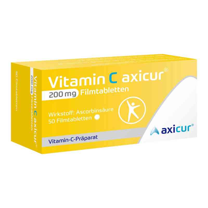 Vitamin C Axicur 200 Mg Filmtabletten 50 stk von  PZN 17260610