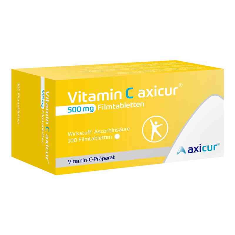 Vitamin C Axicur 500 Mg Filmtabletten 100 stk von  PZN 17260656