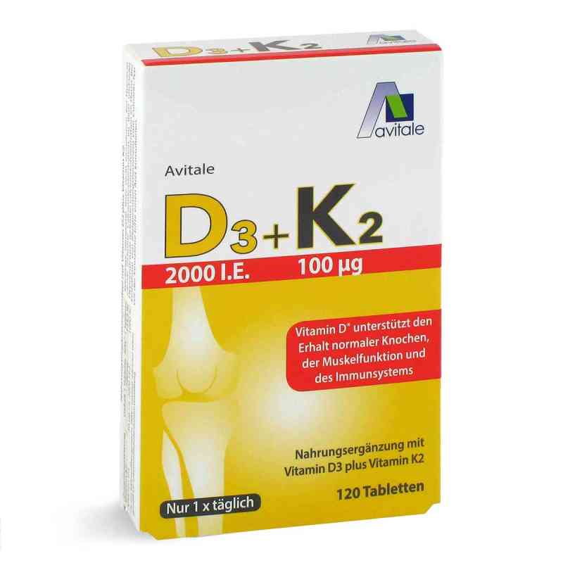 Vitamin D3+K2 2000 I.E. 120 stk von Avitale GmbH PZN 15205937