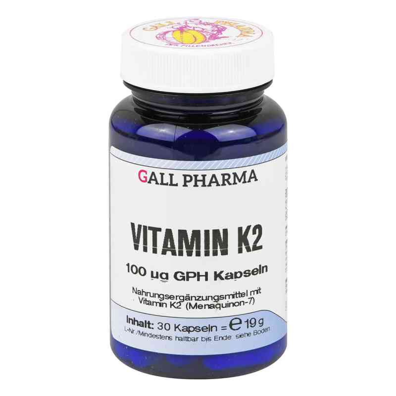 Vitamin K2 100 [my]g Gph Kapseln 30 stk von Hecht-Pharma GmbH PZN 10337953