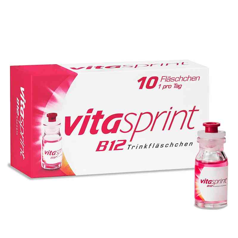 Vitasprint B12 Trinkfläschchen mit Vitamin B12 für mehr Energie 10 stk von Haleon Germany GmbH PZN 01843551