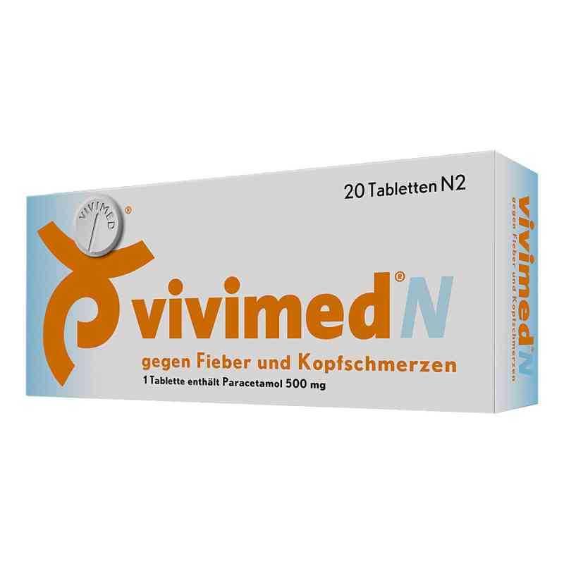 Vivimed N gegen Fieber und Kopfschmerzen, Schmerztabletten 20 stk von Dr. Gerhard Mann Chem.-pharm.Fabrik GmbH PZN 00410353