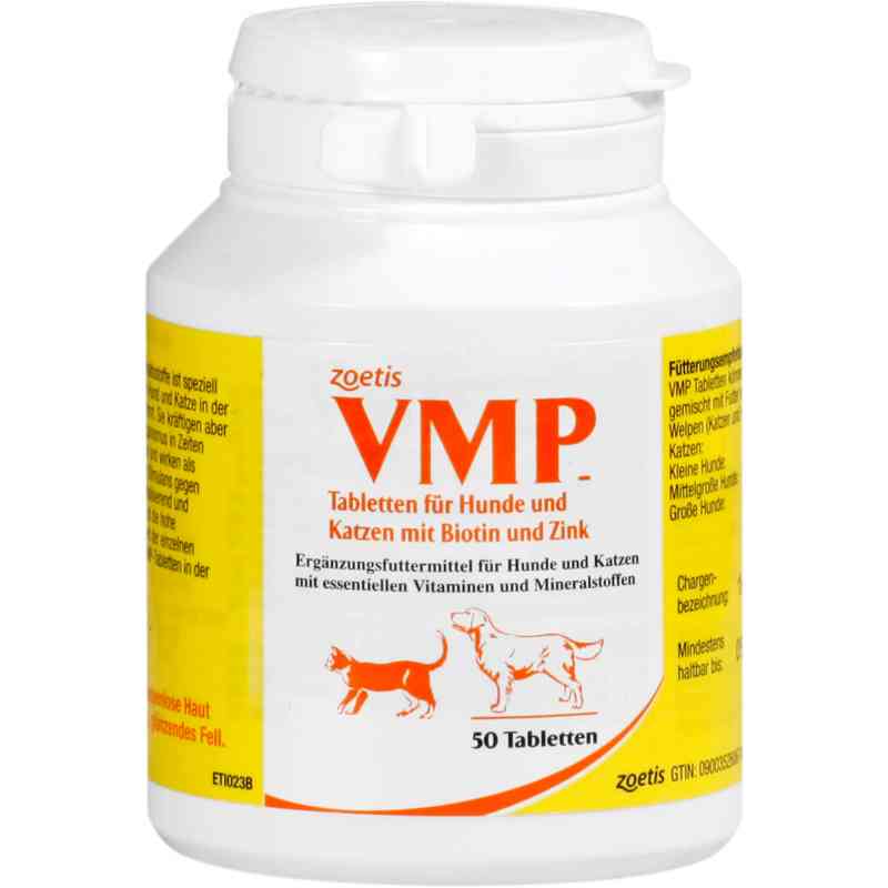 VMP Tabletten Ergänzungsfuttermittel für Hund und Katze 50 stk von Zoetis Deutschland GmbH PZN 11283604