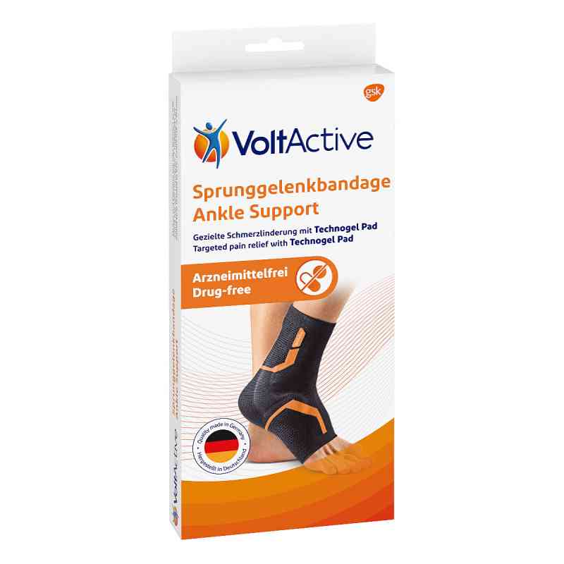 Voltactive Sprunggelenkbandage links S 1 stk von Haleon Germany GmbH PZN 16506730