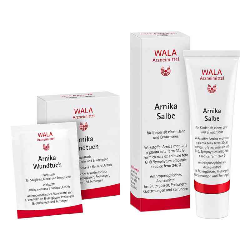 Wala Arnika Salbe + Arnika Wundtuch 1 Set von WALA Heilmittel GmbH PZN 08106469