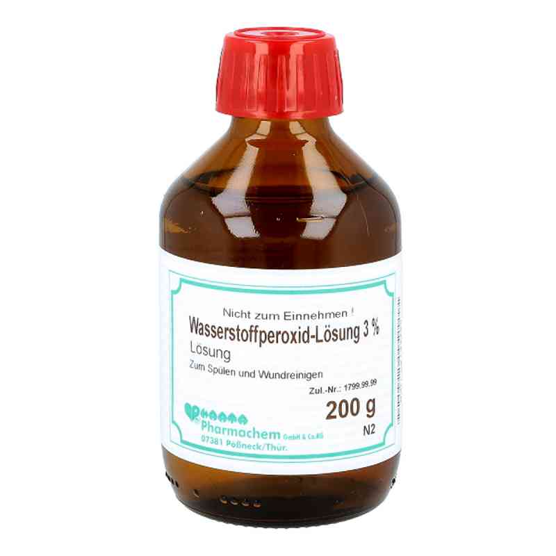 Wasserstoffperoxid Lösung 3% 200 g von Pharmachem GmbH & Co. KG PZN 02732799