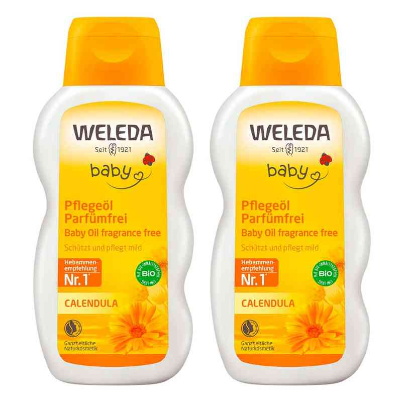 Weleda Calendula Pflegeöl Parfümfrei 2x200 ml von WELEDA AG PZN 08104311