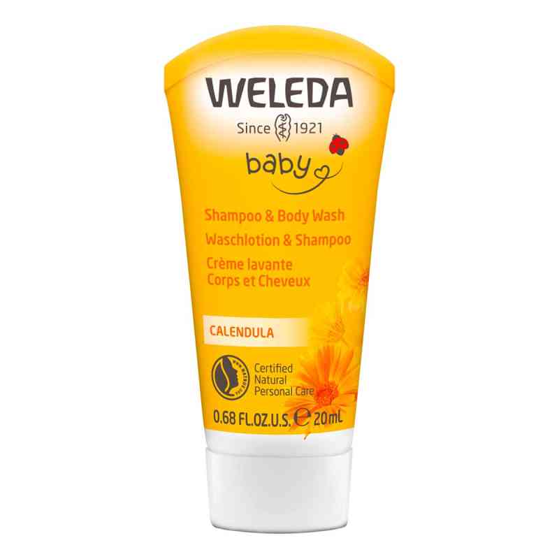 Weleda Calendula Waschlotion & Shampoo 20 ml von WELEDA AG PZN 02084716