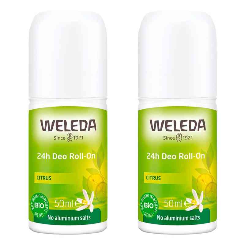 Weleda Citrus 24 H Deo Roll-on 2x50 ml von WELEDA AG PZN 08104328