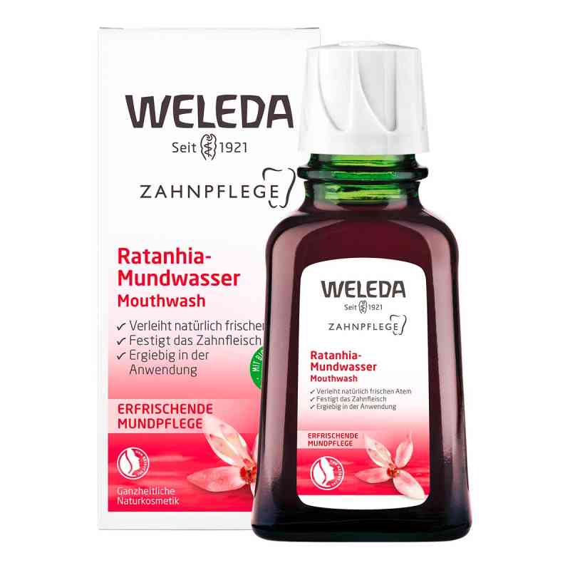 Weleda Ratanhia Mundwasser 50 ml von WELEDA AG PZN 00506596