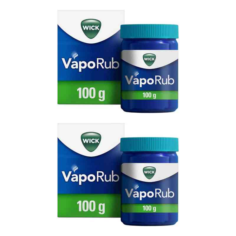 WICK VapoRub Erkältungssalbe 2x100 g von WICK Pharma - Zweigniederlassung der Procter & Gam PZN 08101017